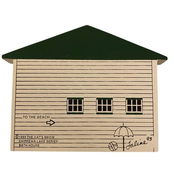 The Cat’s Meow 1993 Chippewa Lake Series Lot of 4 –Artist signature: Faline ’93 - Picture 7 of 9